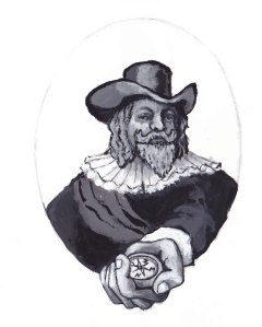 kapiteinsattributen Portretje